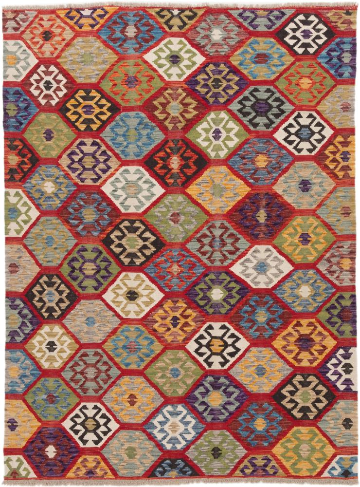 Afgán szőnyeg Kilim Afgán 203x152 203x152, Perzsa szőnyeg szőttesek