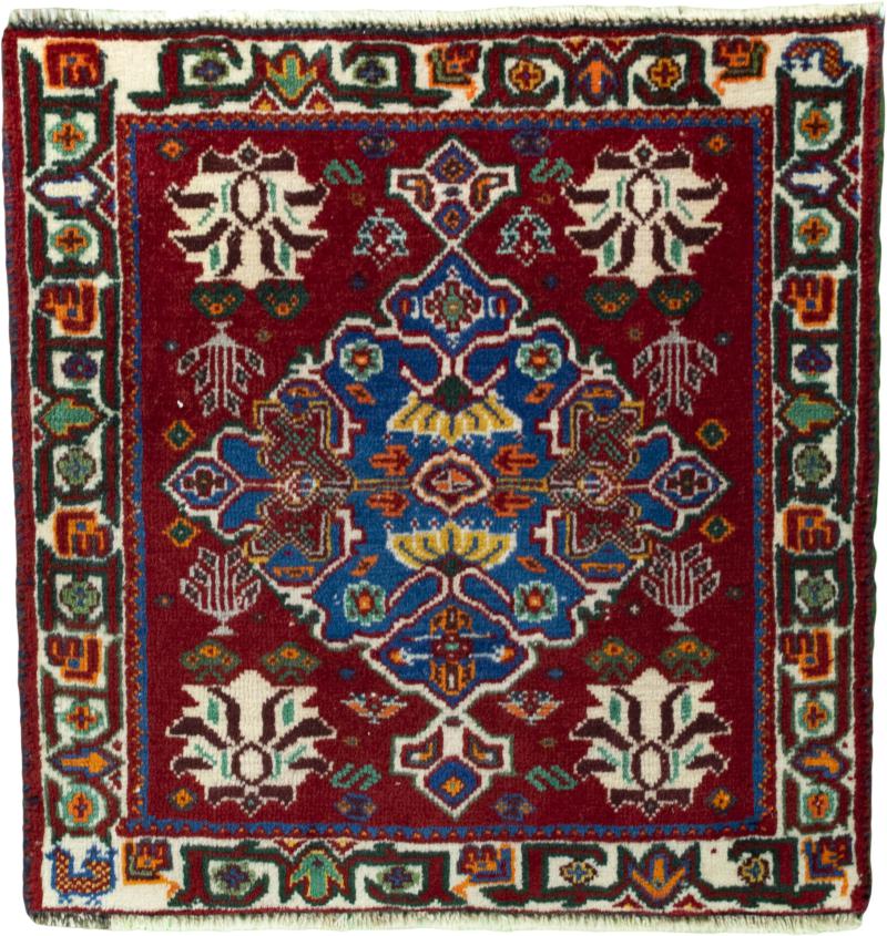 Tappeto persiano Shiraz 1'11"x1'9" 1'11"x1'9", Tappeto persiano Annodato a mano