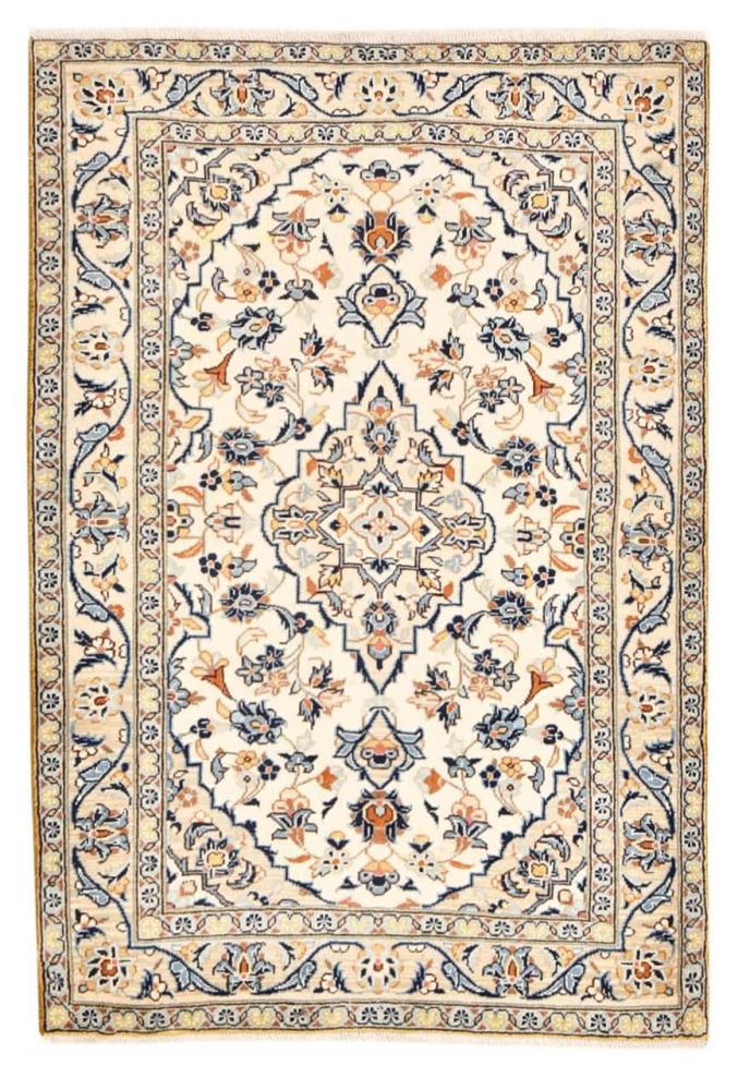 Tapis persan Kashan 143x98 143x98, Tapis persan Noué à la main