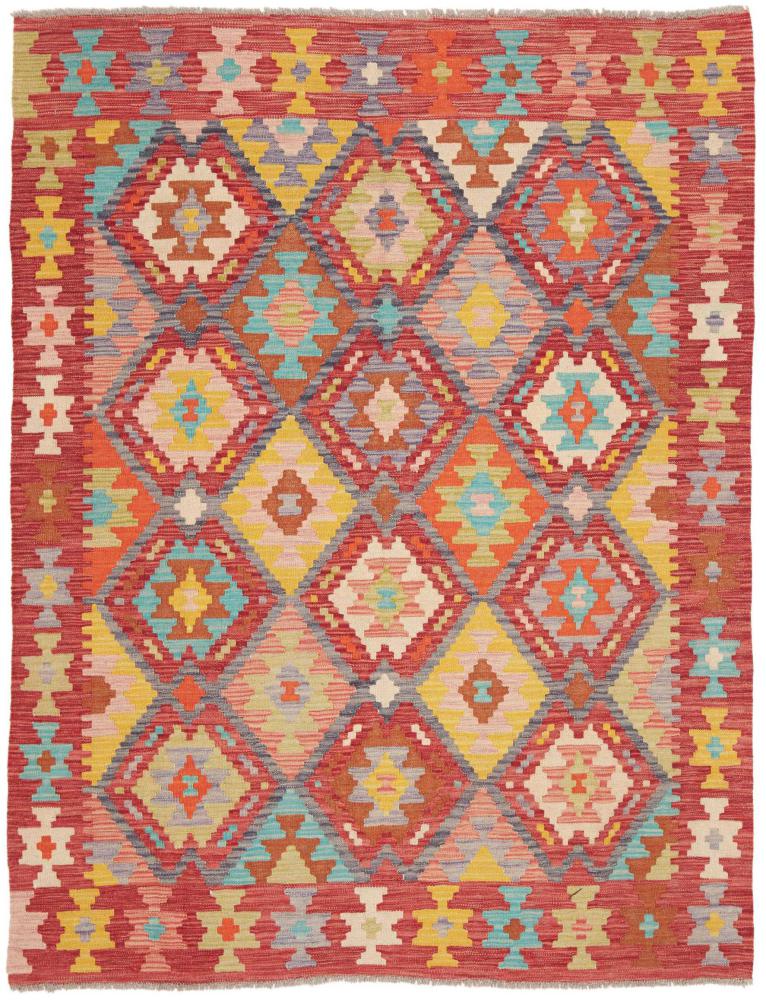 Afghanischer Teppich Kelim Afghan 199x156 199x156, Perserteppich Handgewebt