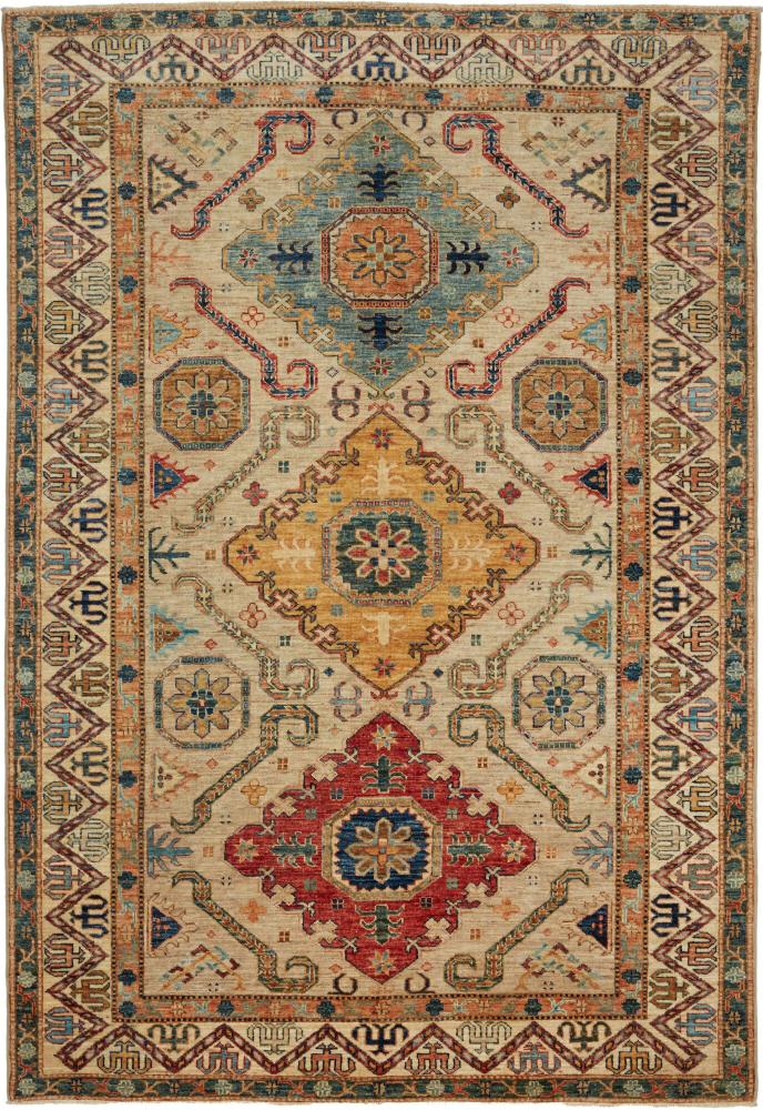 Tapete paquistanês Super Kazak 249x168 249x168, Tapete persa Atado à mão