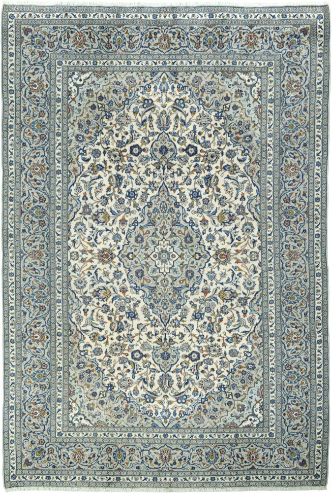Tapis persan Kashan 357x246 357x246, Tapis persan Noué à la main