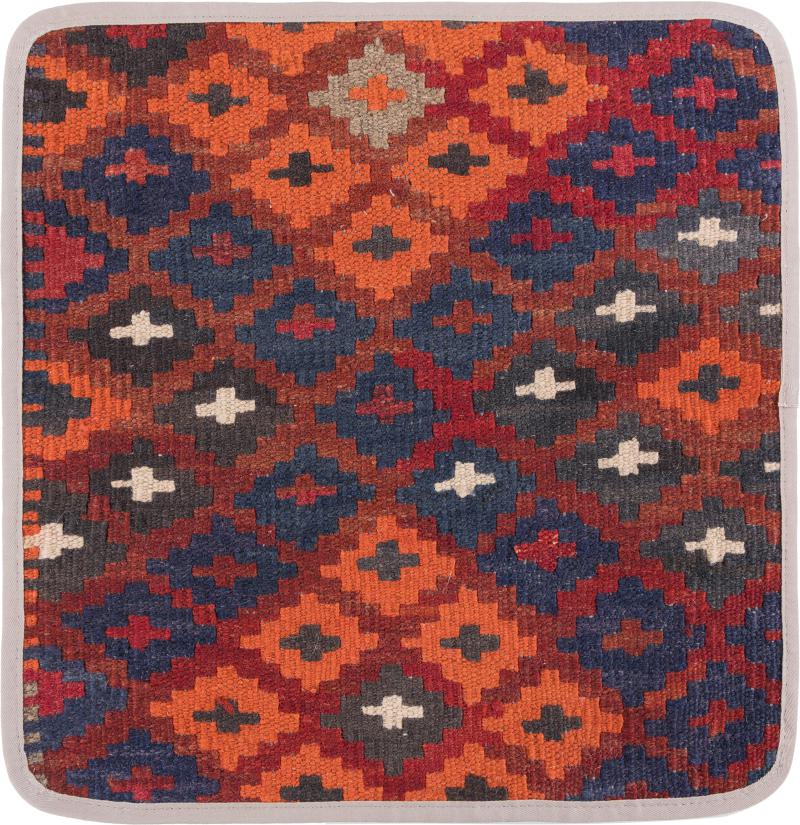 Alfombra afgana Kilim Afghan Funda de Cojín 40x40 40x40, Alfombra persa Anudado a mano
