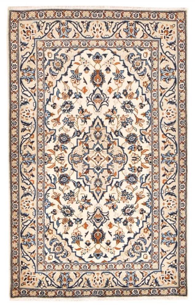 Persian Rug Keshan 5'1"x3'1" 5'1"x3'1", Persian Rug Knotted by hand