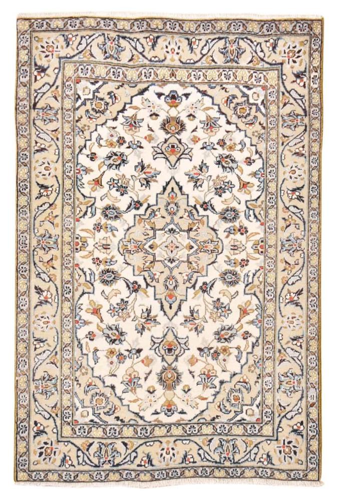Tapis persan Kashan 141x95 141x95, Tapis persan Noué à la main