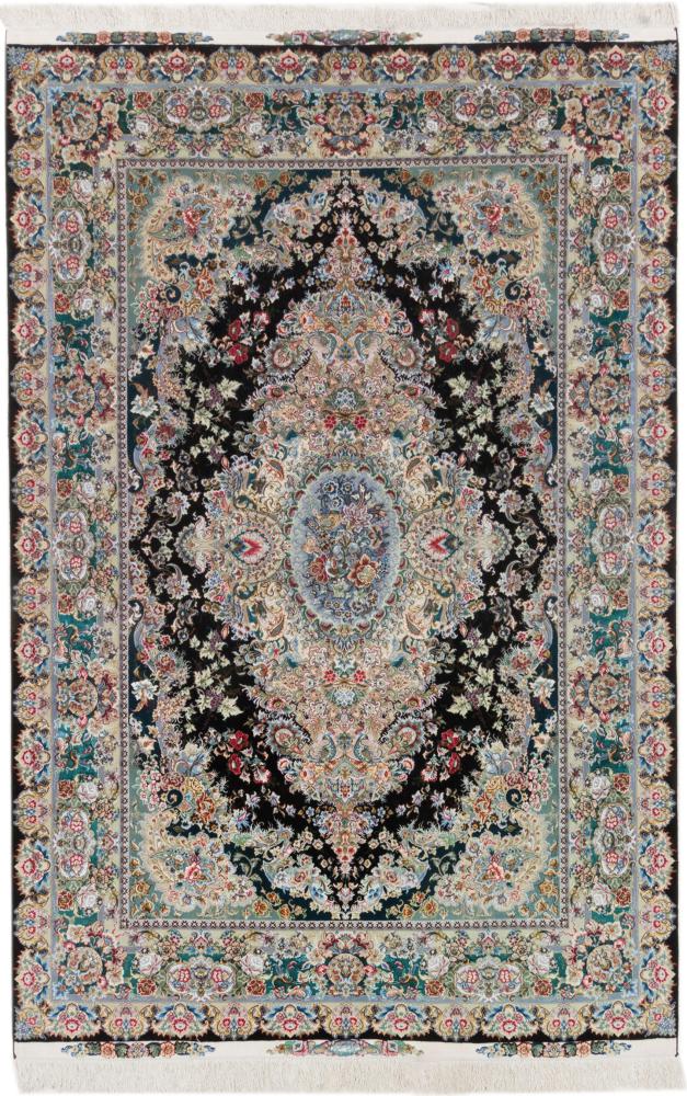 Persian Rug Tabriz 60Raj Signed Silk Warp 309x201 309x201, Persian Rug Knotted by hand