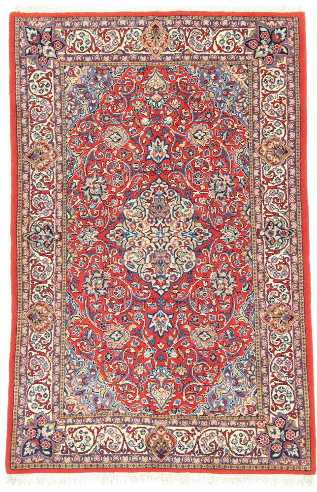 Persisk tæppe Sarough 208x134 208x134, Persisk tæppe Knyttet i hånden