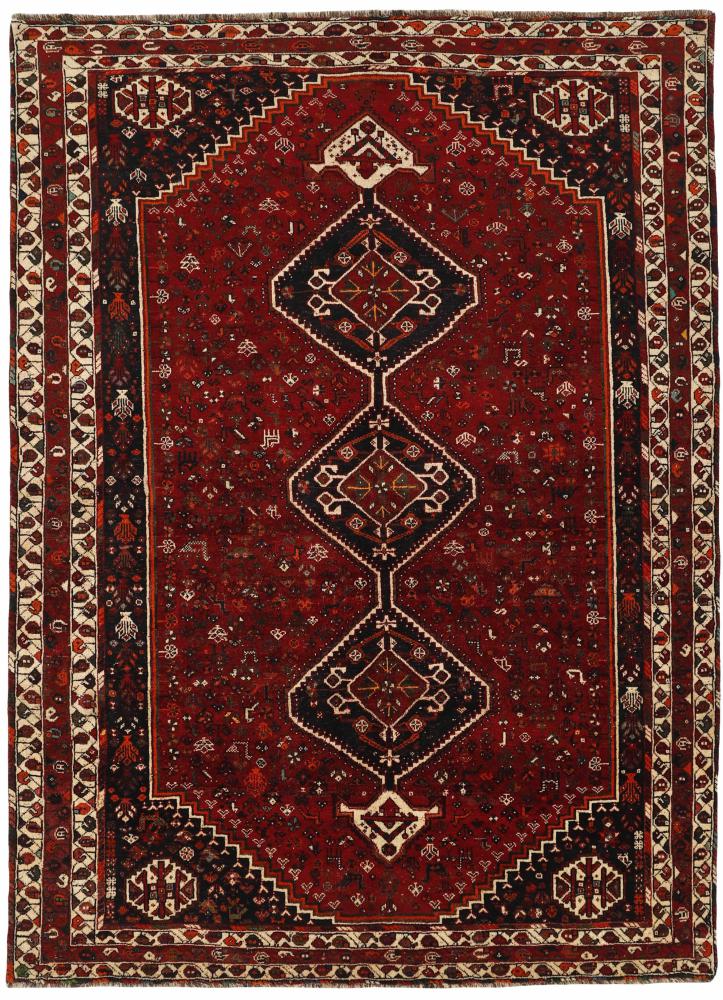 Persian Rug Ghashghai 10'6"x7'6" 10'6"x7'6", Persian Rug Knotted by hand