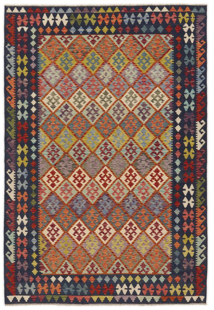Afghaans tapijt Kilim Afghan 294x198 294x198, Perzisch tapijt Handgeweven