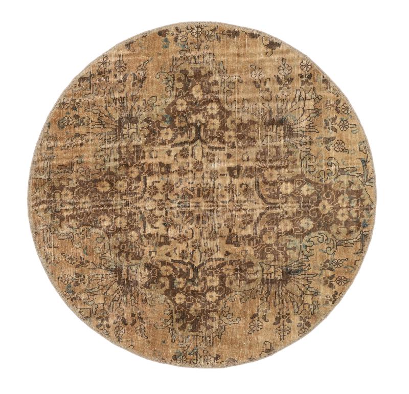 Persian Rug Vintage Royal 131x129 131x129, Persian Rug Knotted by hand