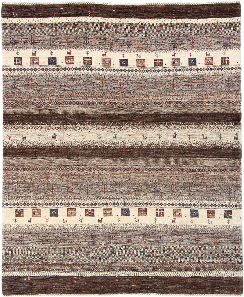 Tapis persan Persan Gabbeh Loribaft Nowbaft 179x149 179x149, Tapis persan Noué à la main