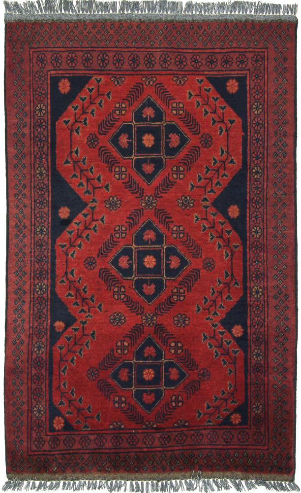 Tapis afghan Khal Mohammadi 125x79 125x79, Tapis persan Noué à la main