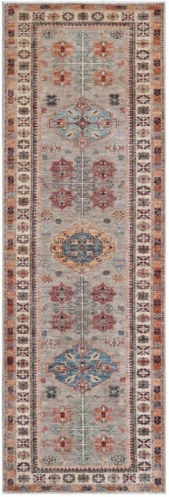Pakistanischer Teppich Kazak 8'2"x2'8" 8'2"x2'8", Perserteppich Handgeknüpft