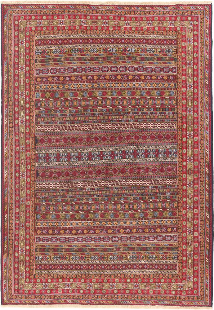 Tapete persa Kilim Soozani 284x196 284x196, Tapete persa Tecido à mão