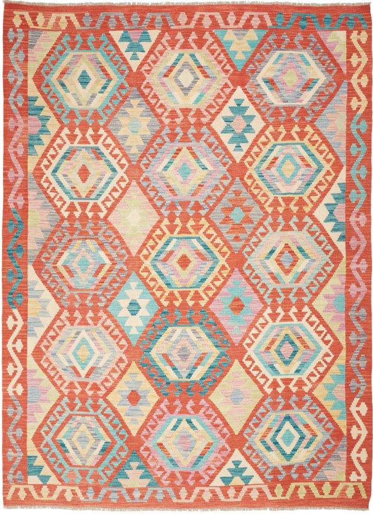 Afghan rug Kilim Afghan 237x179 237x179, Persian Rug Woven by hand