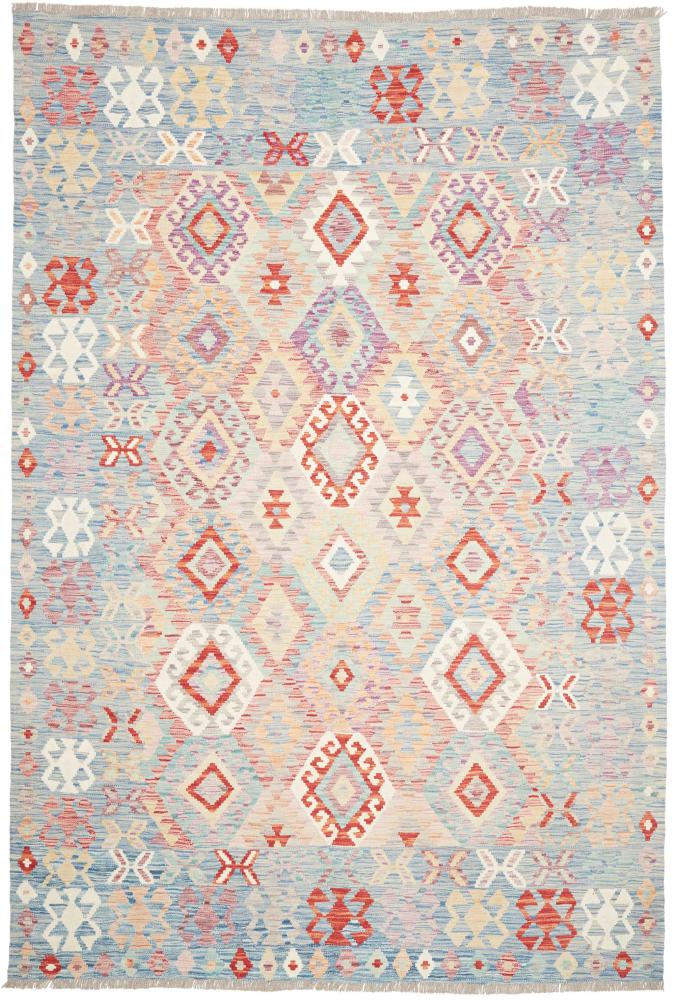 Afghaans tapijt Kelim Afghan 303x203 303x203, Perzisch tapijt Handgeweven