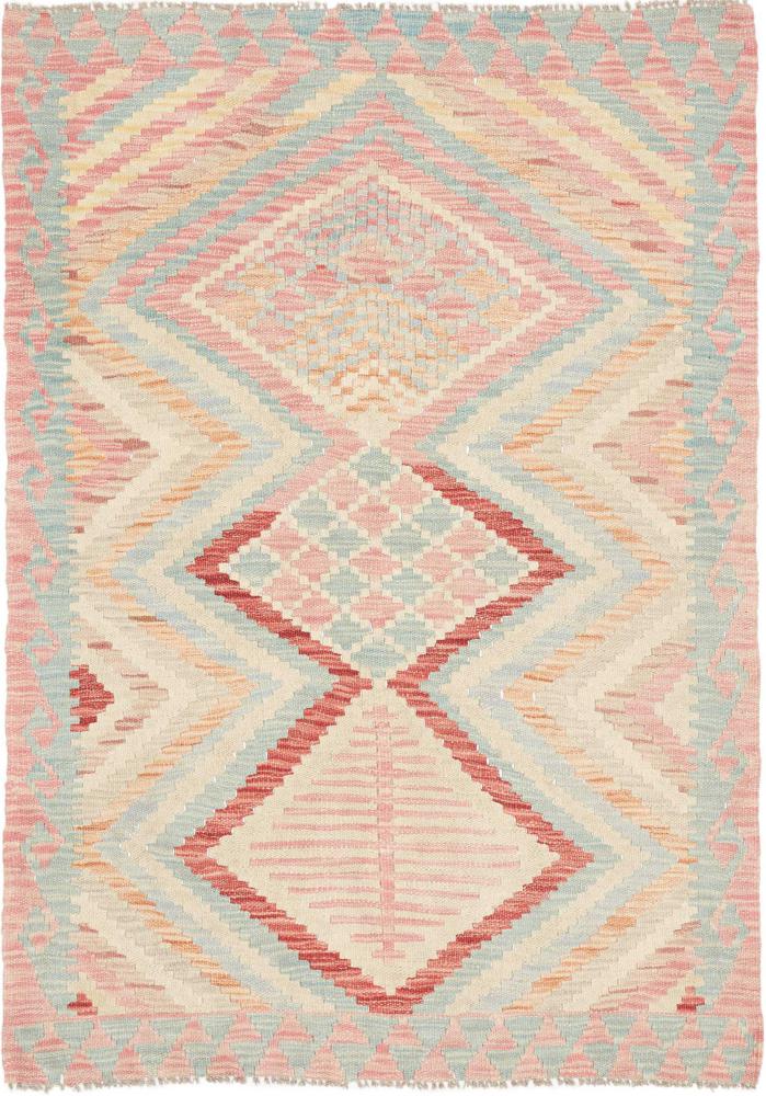 Afghansk tæppe Kelim Afghan 140x97 140x97, Persisk tæppe Håndvævet