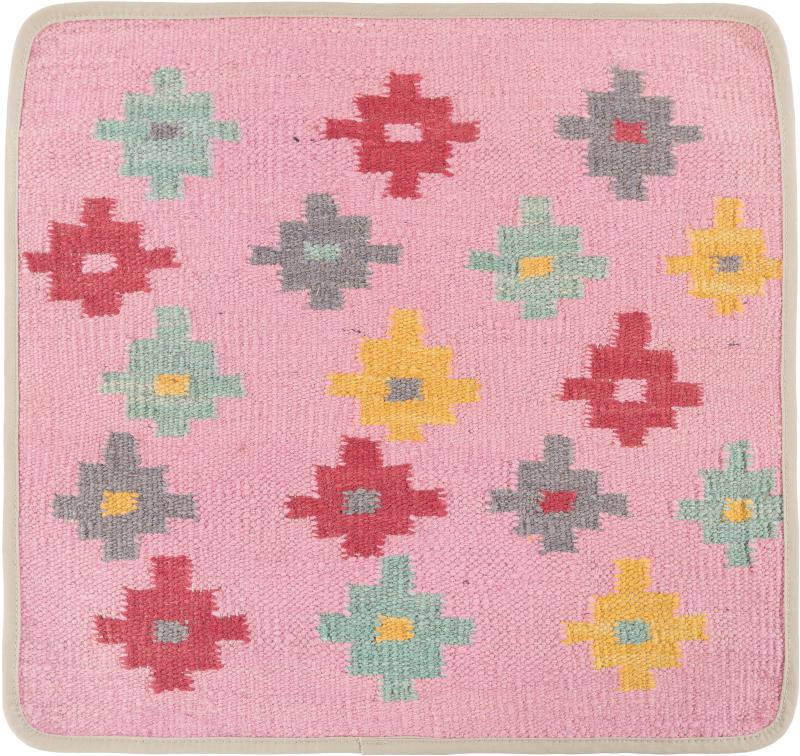 Afghanska mattan Kilim Afghan Kuddfodral 50x50 50x50, Persisk matta Knuten för hand