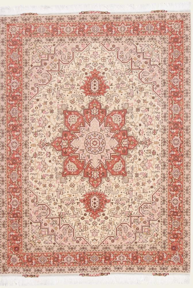 Tapis persan Tabriz 50Raj 207x154 207x154, Tapis persan Noué à la main