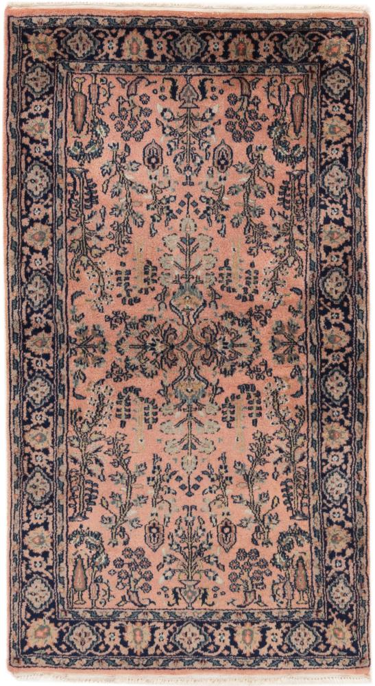 Indiaas tapijt Indo Sarough 166x90 166x90, Perzisch tapijt Handgeknoopte