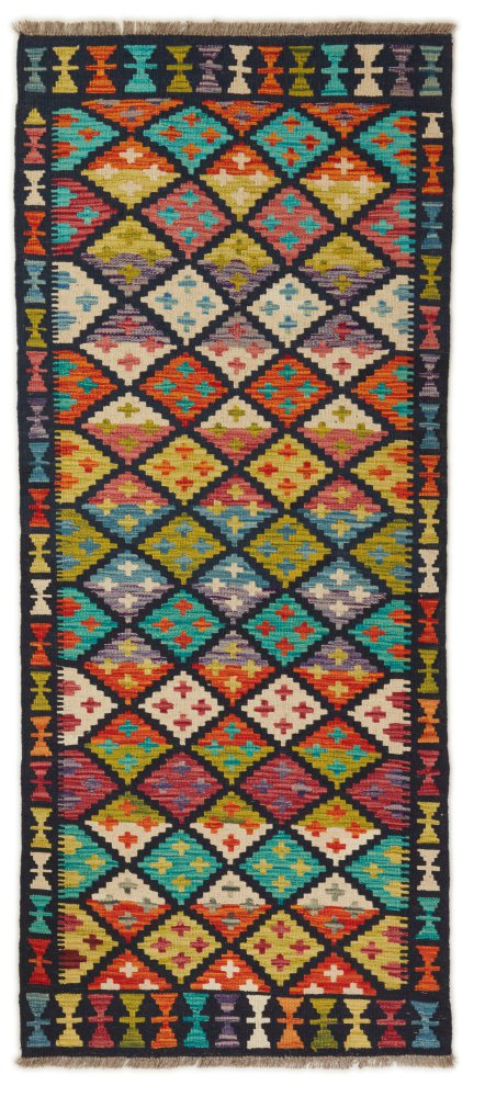 Afghansk teppe Kelim Afghan 195x83 195x83, Persisk teppe Håndvevd