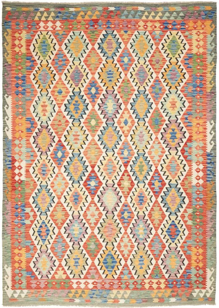 Afghanischer Teppich Kelim Afghan 295x208 295x208, Perserteppich Handgewebt