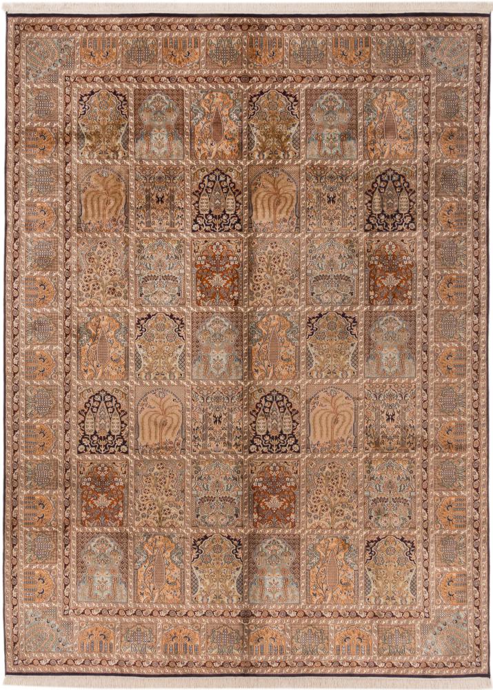 Indiaas tapijt Kasjmier Zijde 338x247 338x247, Perzisch tapijt Handgeknoopte