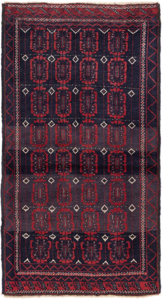 Persian Rug Baluch 135x70 135x70, Persian Rug Knotted by hand