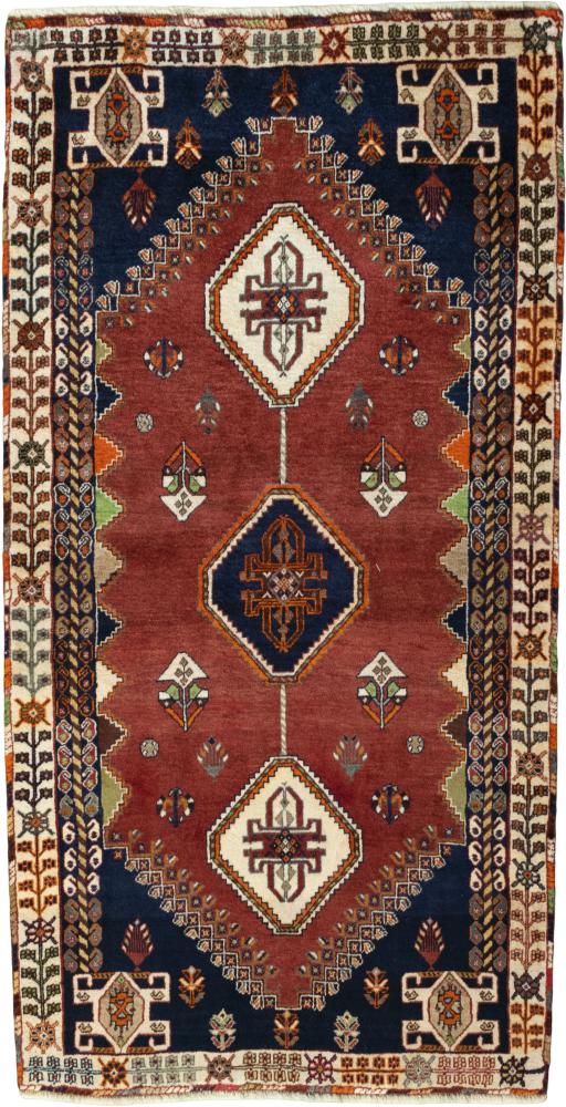 Tapis persan Shiraz 191x99 191x99, Tapis persan Noué à la main