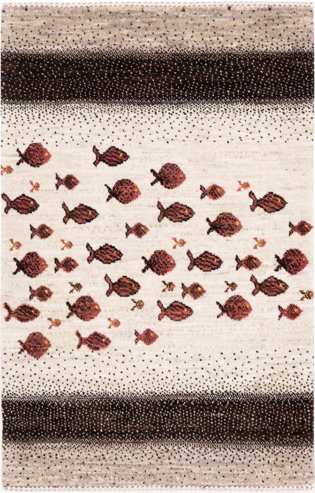 Perzisch tapijt Perzisch Gabbeh Loribaft Nowbaft 97x64 97x64, Perzisch tapijt Handgeknoopte