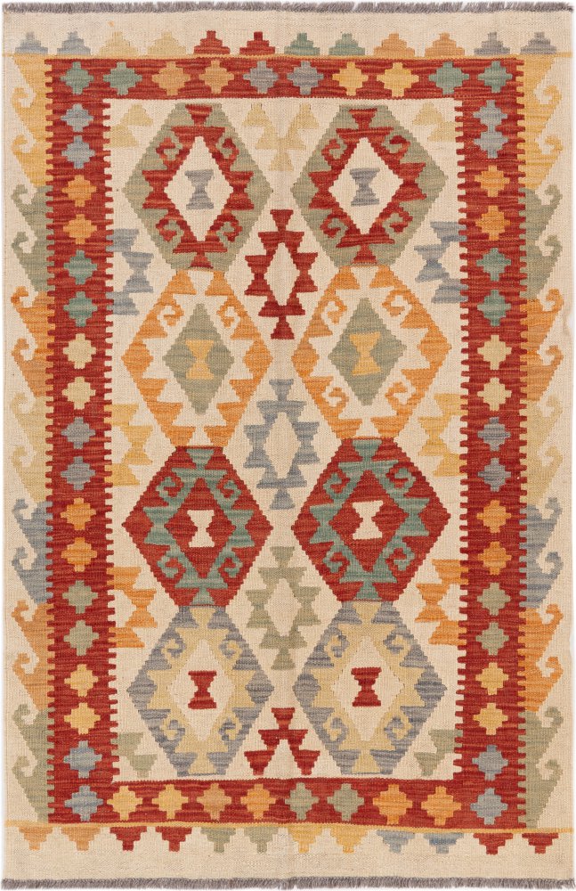 Afghanischer Teppich Kelim Afghan 153x100 153x100, Perserteppich Handgewebt