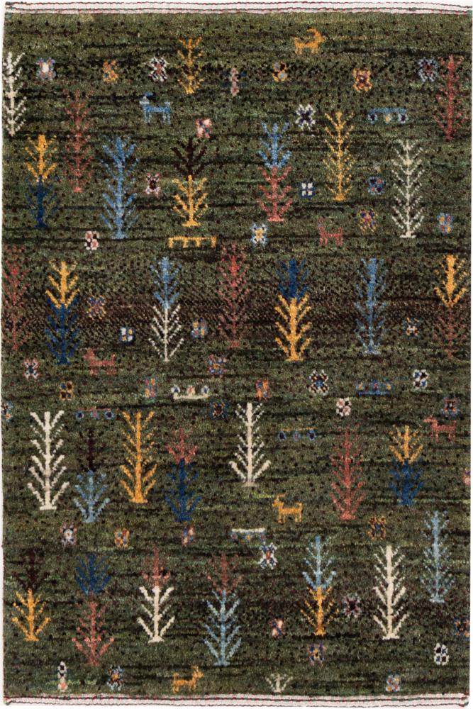 Perzisch tapijt Perzisch Gabbeh Loribaft Nowbaft 74x51 74x51, Perzisch tapijt Handgeknoopte