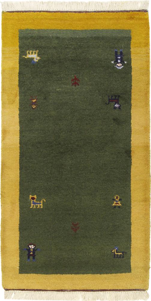 Alfombra india Gabbeh 141x69 141x69, Alfombra persa Anudado a mano