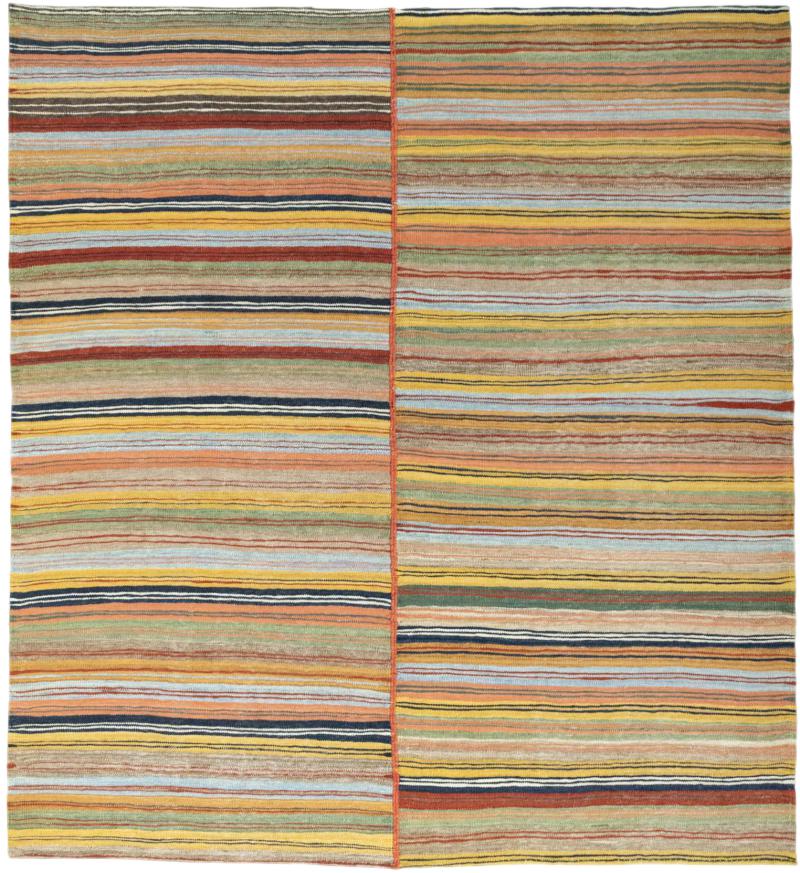 Tapete persa Kilim Fars 224x203 224x203, Tapete persa Tecido à mão