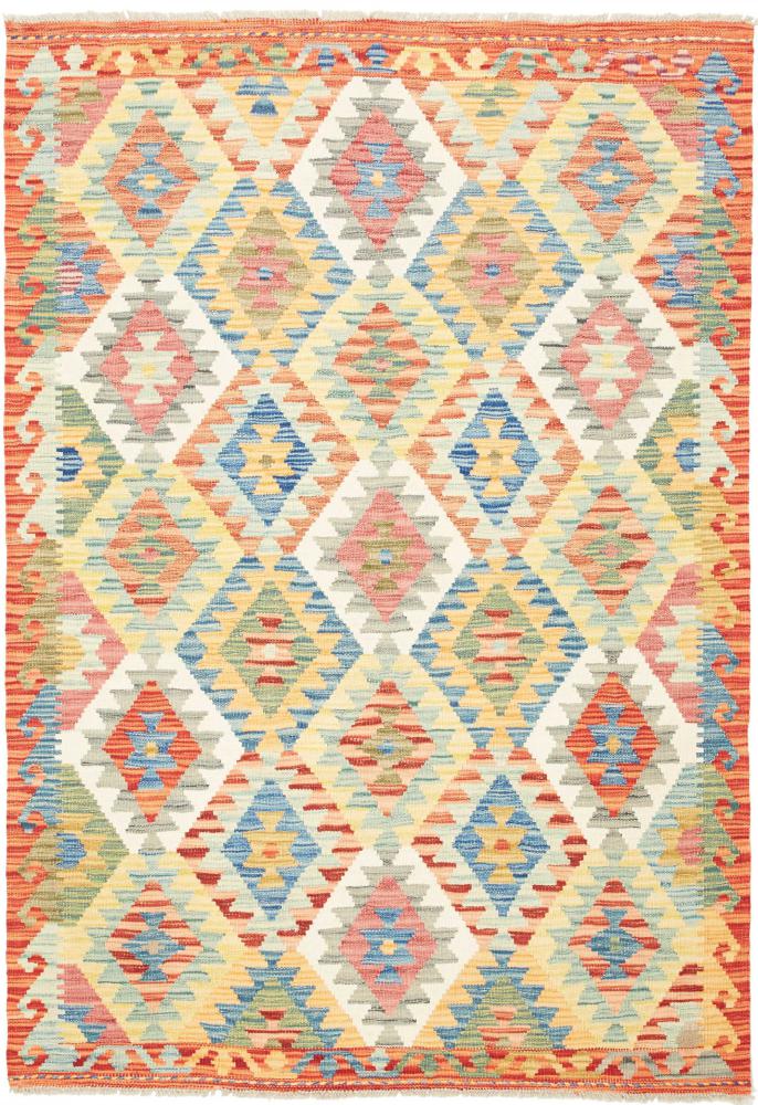 Afghanischer Teppich Kelim  Afghan 187x127 187x127, Perserteppich Handgewebt