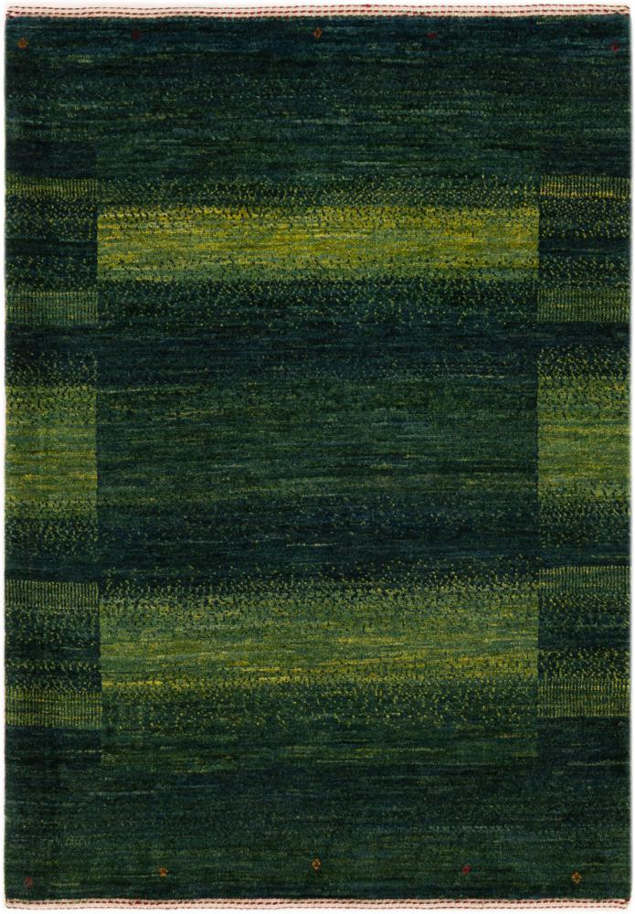 Persian Rug Persian Gabbeh Loribaft Atash 4'0"x2'10" 4'0"x2'10", Persian Rug Knotted by hand