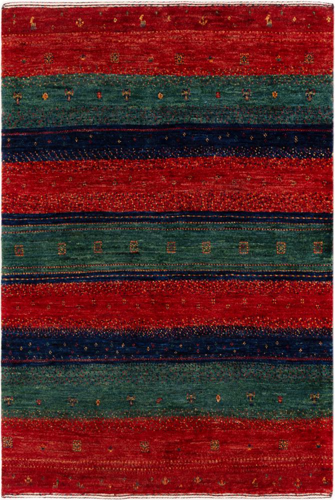 Tapis persan Persan Gabbeh Loribaft Atelier 119x83 119x83, Tapis persan Noué à la main