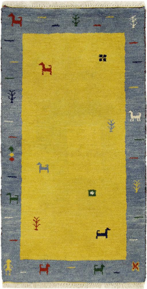 Alfombra india Gabbeh 130x71 130x71, Alfombra persa Anudado a mano