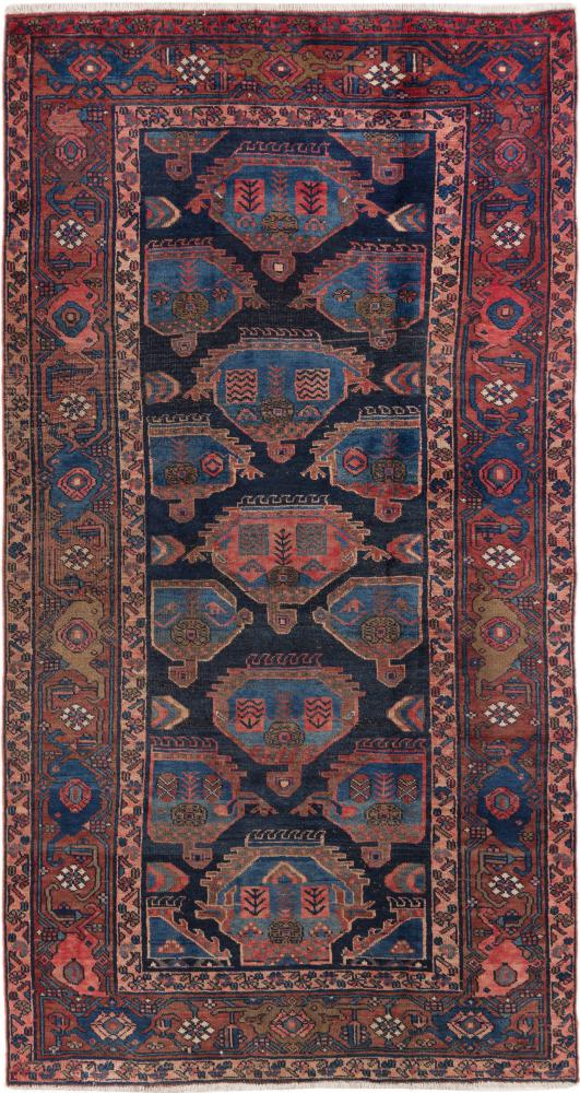 Persian Rug Gholtogh Antique 7'3"x3'7" 7'3"x3'7", Persian Rug Knotted by hand