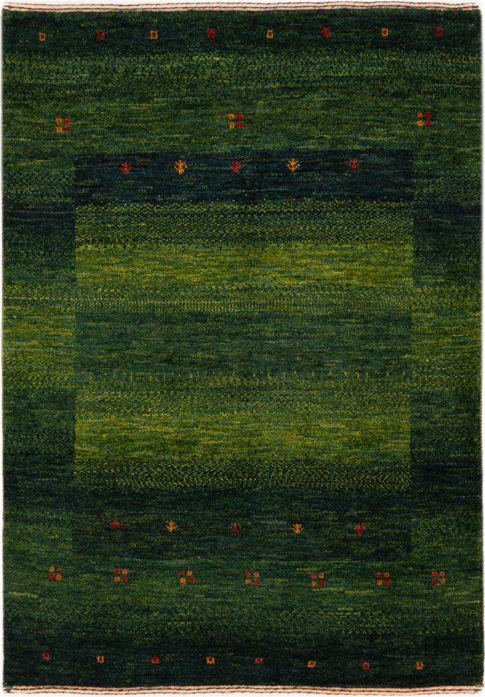 Tapis persan Persan Gabbeh Loribaft Atash 112x81 112x81, Tapis persan Noué à la main