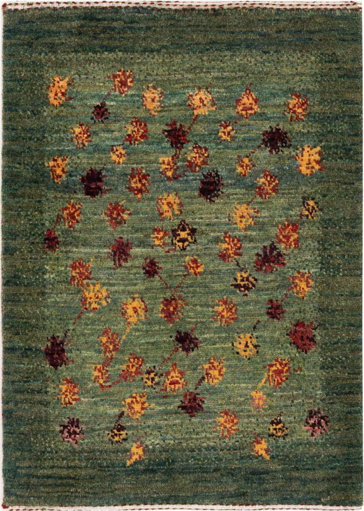 Persisk tæppe Persisk Gabbeh Loribaft Nowbaft 77x56 77x56, Persisk tæppe Knyttet i hånden