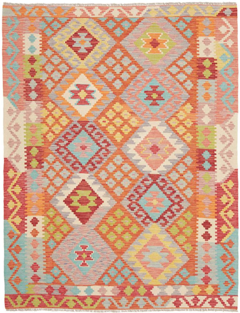 Tapis afghan Kelim Afghan 203x154 203x154, Tapis persan Tissé à la main