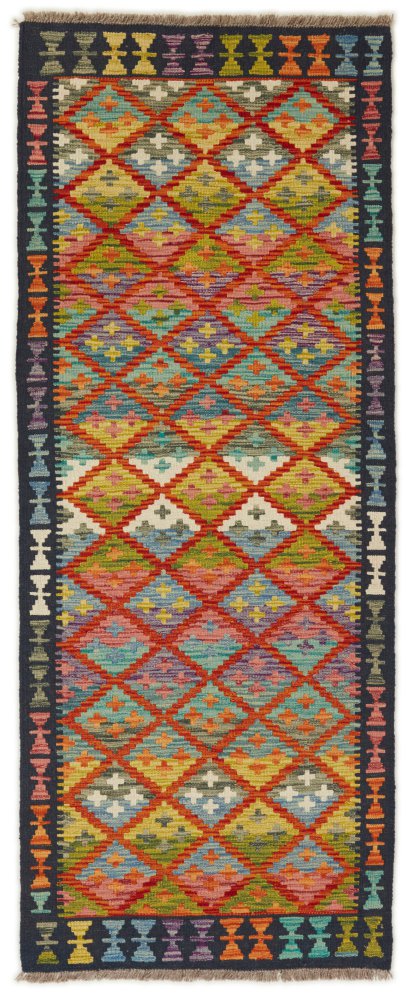 Afghaans tapijt Kilim Afghan 203x79 203x79, Perzisch tapijt Handgeweven