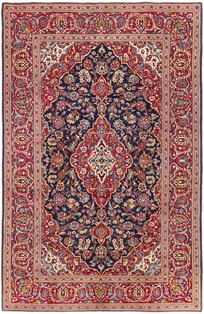 Tapis persan Kashan 313x202 313x202, Tapis persan Noué à la main