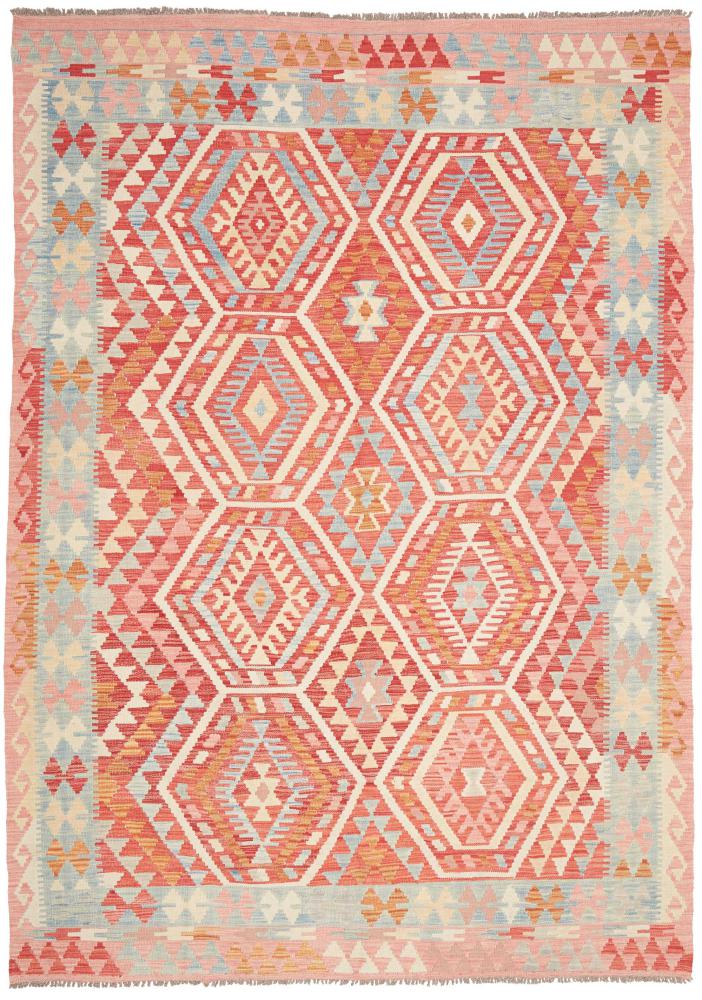 Afghanischer Teppich Kelim Afghan 9'6"x6'6" 9'6"x6'6", Perserteppich Handgewebt
