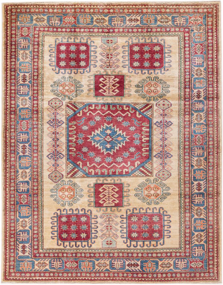 Afghanischer Teppich Super Kazak 223x176 223x176, Perserteppich Handgeknüpft