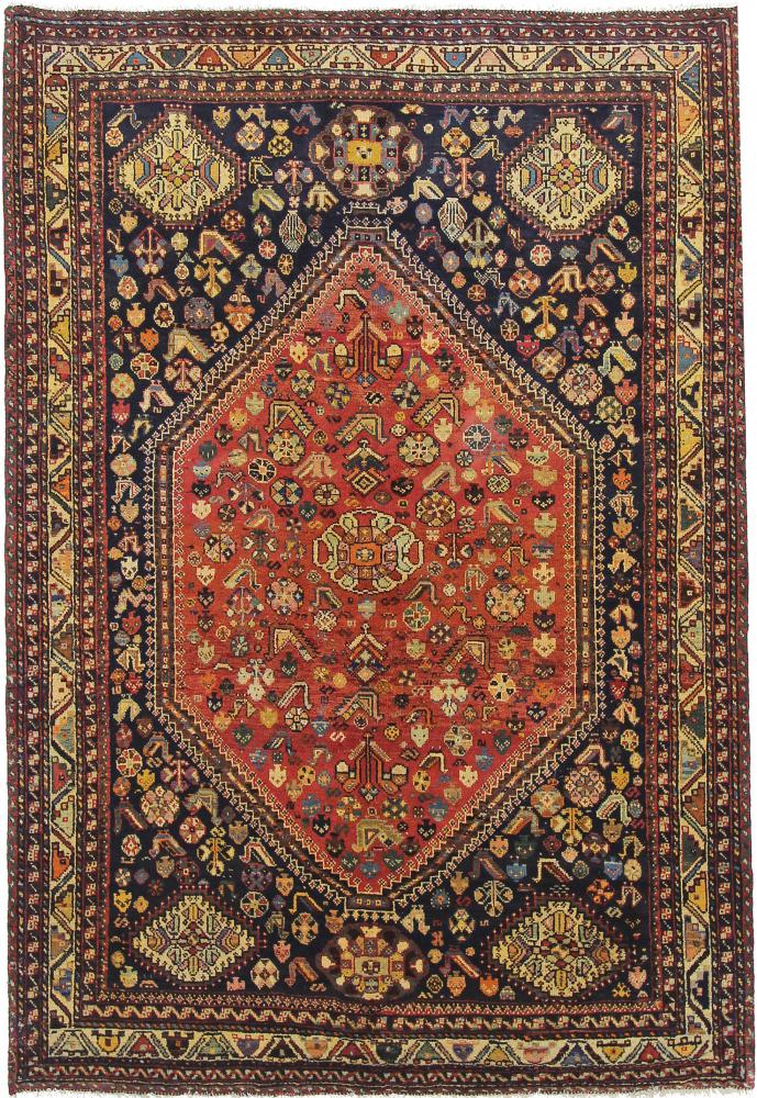 Persisk tæppe Ghashghai 249x171 249x171, Persisk tæppe Knyttet i hånden