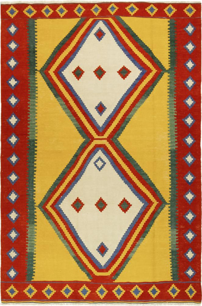 Persian Rug Kilim Fars 221x145 221x145, Persian Rug Woven by hand
