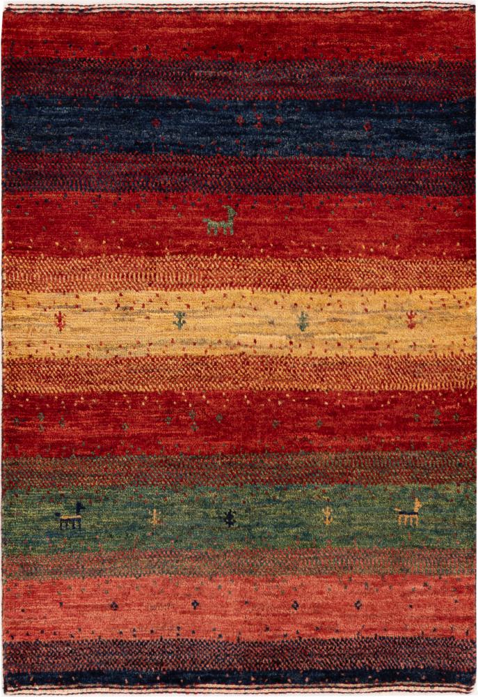 Perzisch tapijt Perzisch Gabbeh Loribaft Nowbaft 89x62 89x62, Perzisch tapijt Handgeknoopte