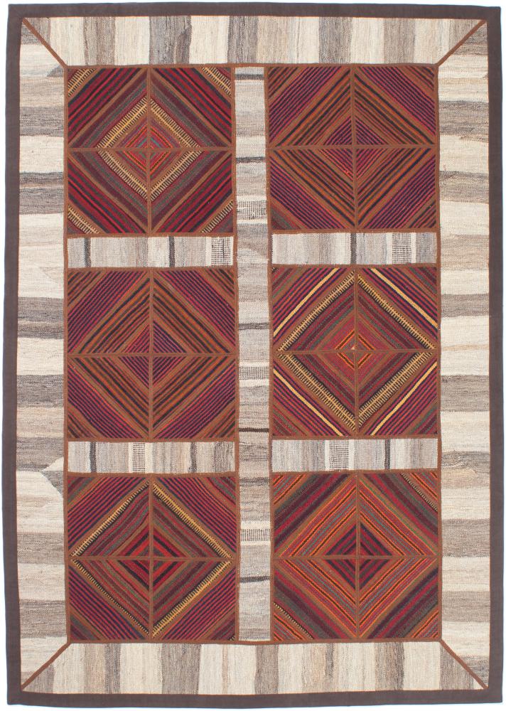 Tapete persa Kilim Patchwork 207x146 207x146, Tapete persa Tecido à mão